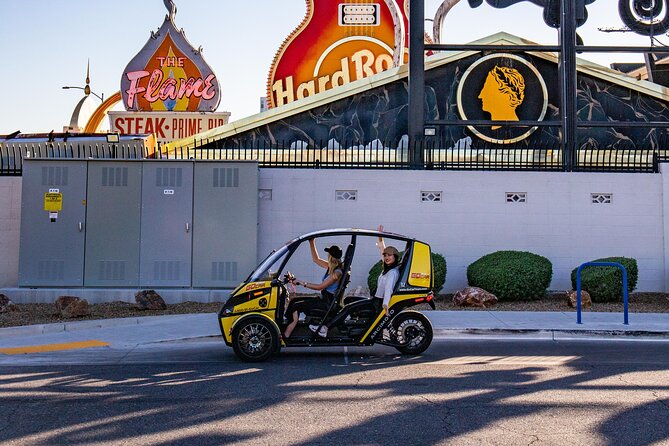 2 Hour Mob History Tour in Talking GoCar with Mob Museum Entry - A city tour that links mob history with the modern Strip