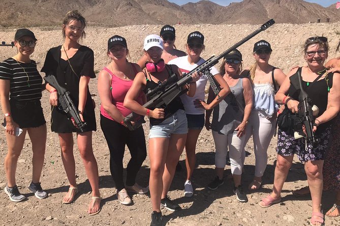 4 Gun Desert Shooting Adventure with Lunch - Safety briefing before the first shot