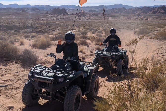 ATV Tour and Dune Buggy Chase Dakar Combo Adventure from Las Vegas - Three and a half hours on an ATV