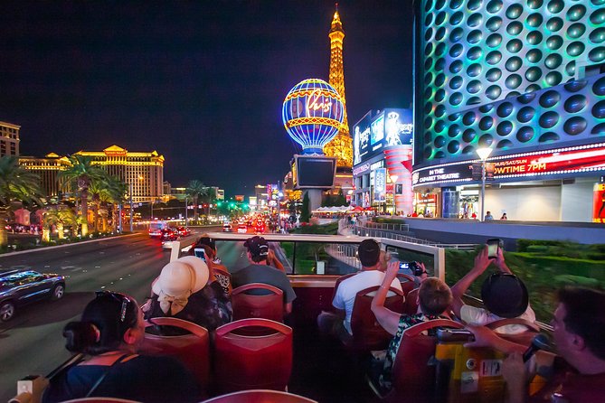 Big Bus Las Vegas: Sightseeing Night Tour by Open-Top Bus - Downtown, the Strip, and the fountain show