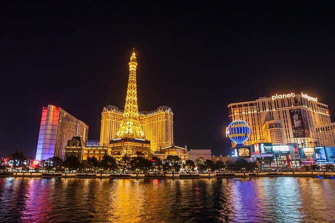 Eiffel Tower Viewing Deck Admission Ticket at Paris Las Vegas - A high view above the Strip