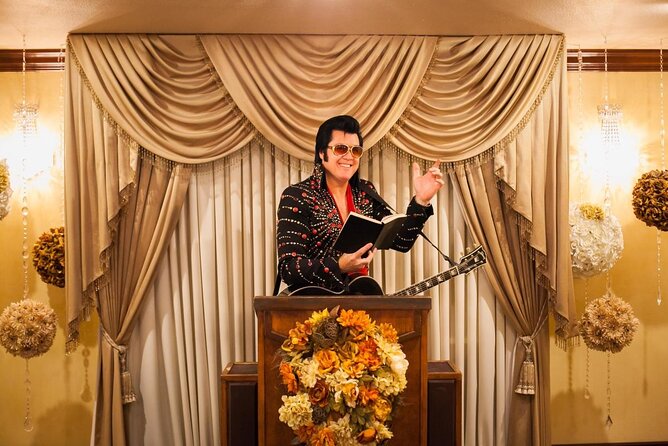 Elvis Themed Wedding or Vow Renewal at Graceland Wedding Chapel - The Las Vegas Elvis ceremony, with a little real feeling