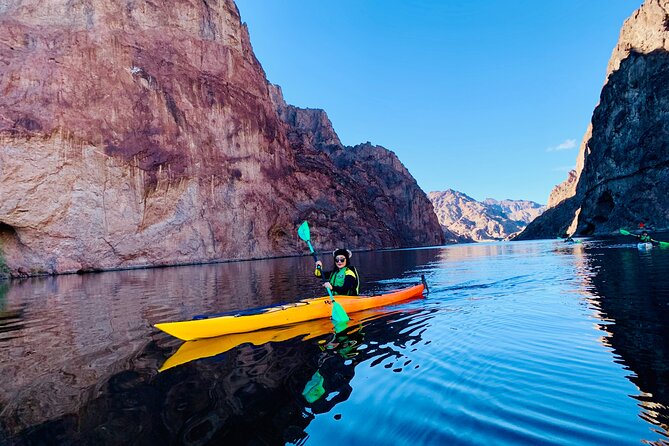 Emerald Cave Kayak Rental with Optional Vegas Shuttle - Following the river upstream