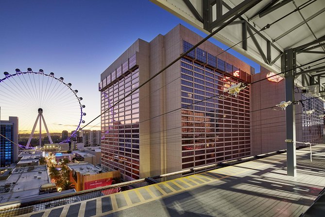 Fly LINQ Zipline at The LINQ Promenade in Las Vegas - The ride, from check-in to landing
