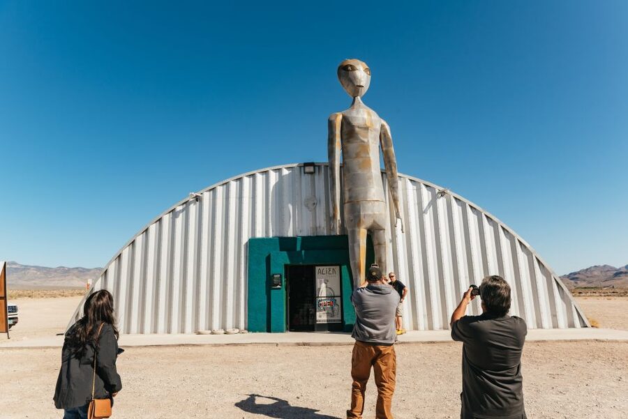 From Las Vegas: Area 51 Full-Day Tour - Janet Airlines starts the mystery in Las Vegas