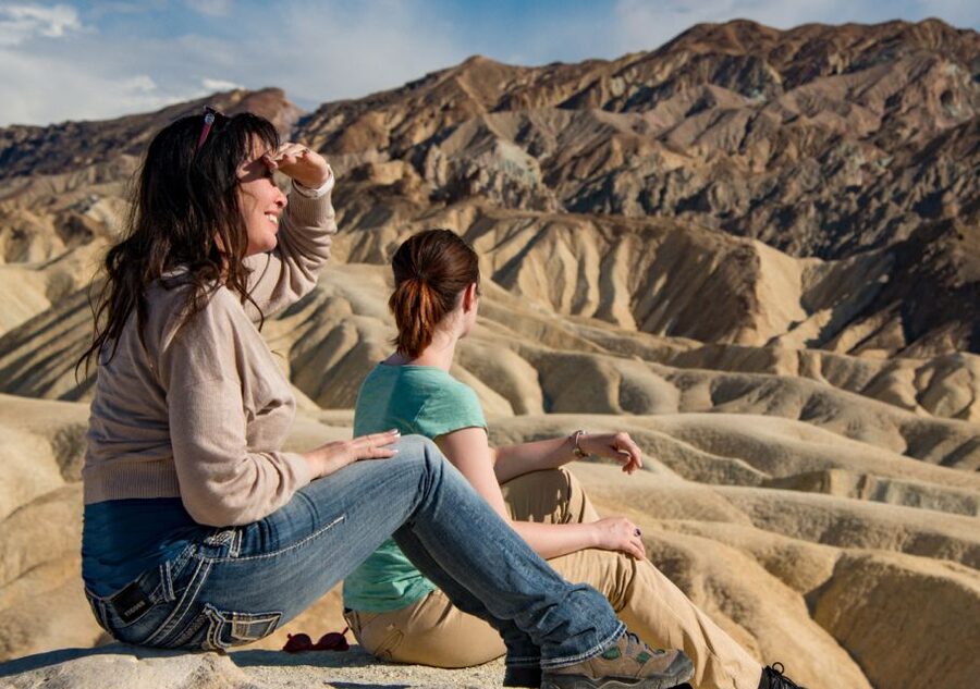 From Las Vegas: Death Valley Trekker Tour - Badwater Basin, where the ground drops below sea level