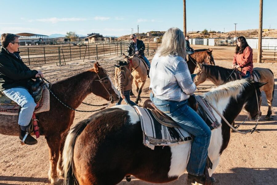From Las Vegas: Desert Sunset Horseback Ride with BBQ Dinner - Leaving the Strip for the Mojave