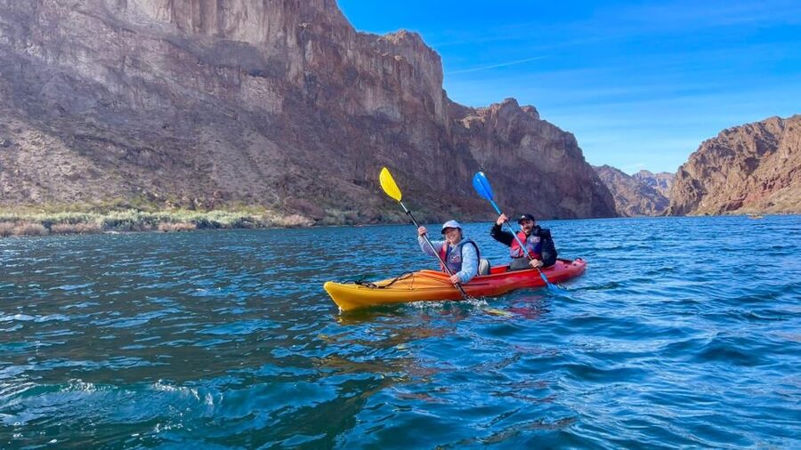 From Las Vegas: Emerald Cave Guided Kayak Tour with Shuttle - Leaving Mandalay Bay for Willow Beach