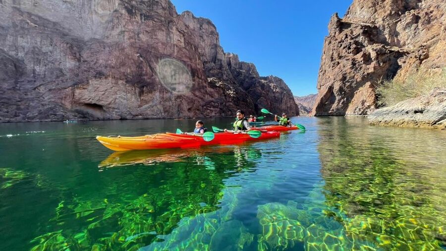 From Las Vegas: Emerald Cave Guided Kayak Tour with Shuttle - Reaching Emerald Cave, and setting expectations
