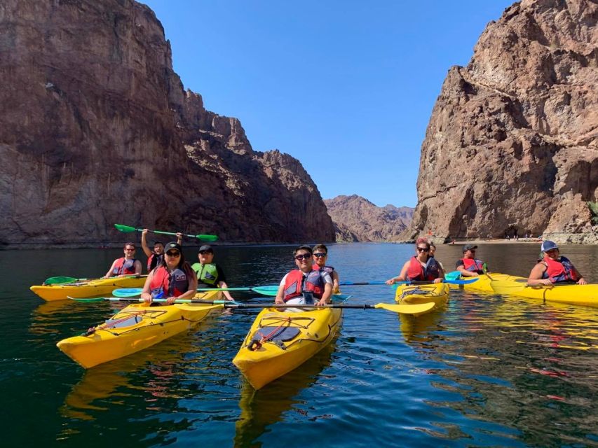 From Las Vegas: Emerald Cave Guided Kayak Tour with Shuttle - Paddling beneath Black Canyon’s rock walls