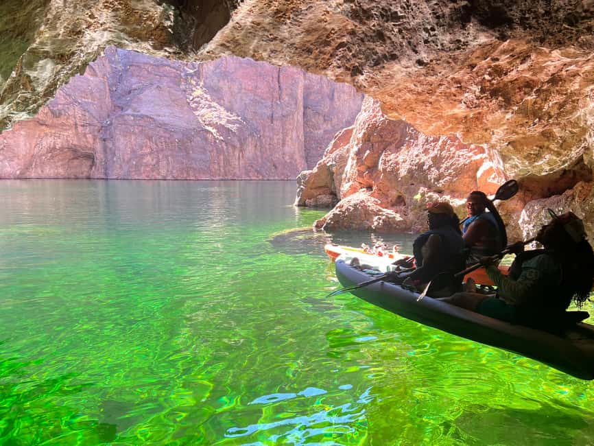 From Las Vegas: Emerald Cave Kayak Tour with Hotel Pickup - From the MGM Grand to the river