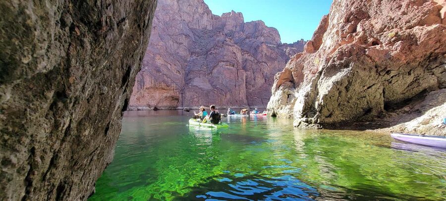 From Las Vegas: Emerald Cave Kayak Tour with Hotel Pickup - Emerald Cave, swimming, and the short hike