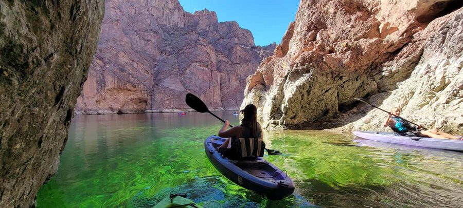 From Las Vegas: Emerald Cave Kayak Tour with Hotel Pickup - Paddling Black Canyon at an easy pace