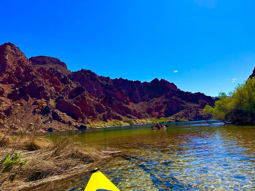 From Las Vegas: Hoover Dam Kayak Trip with 6 Hot Springs - Twelve miles on the Colorado River