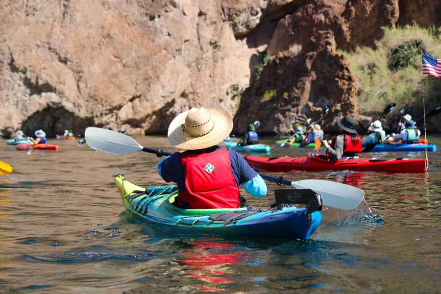 From Las Vegas: Kayak Rental to Emerald Cave Colorado River - At a glance