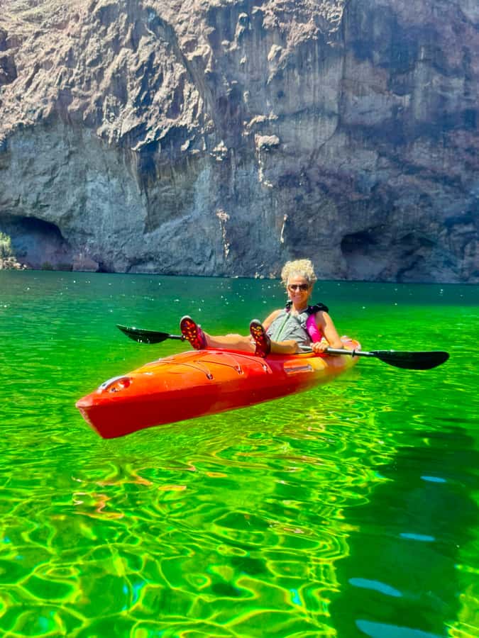 From Las Vegas: Kayak Rental to Emerald Cave Colorado River - A calm paddle into Black Canyon