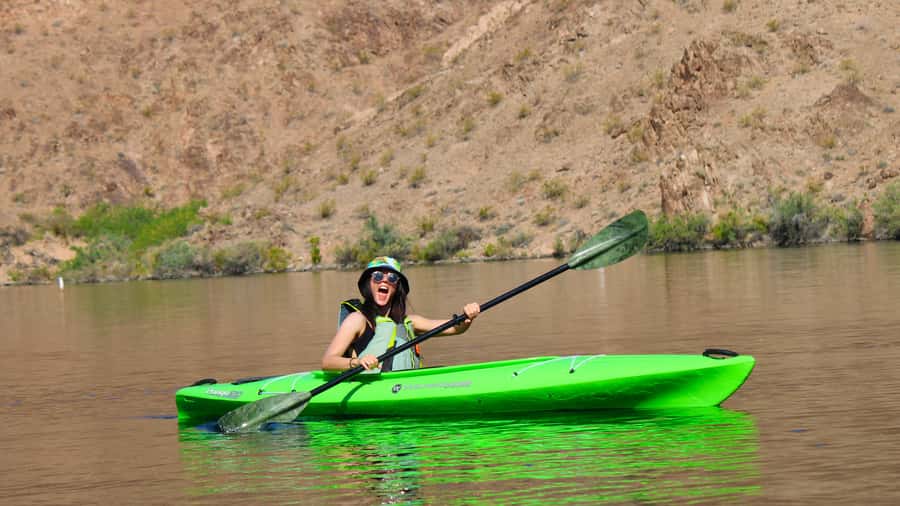 From Las Vegas: Kayak Rental to Emerald Cave Colorado River - What the $99 price covers