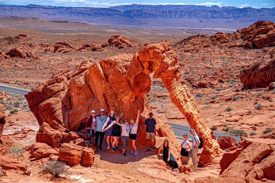 From Las Vegas: Valley of Fire State Park Guided Day Tour - Hotel pickup and the small-group ride