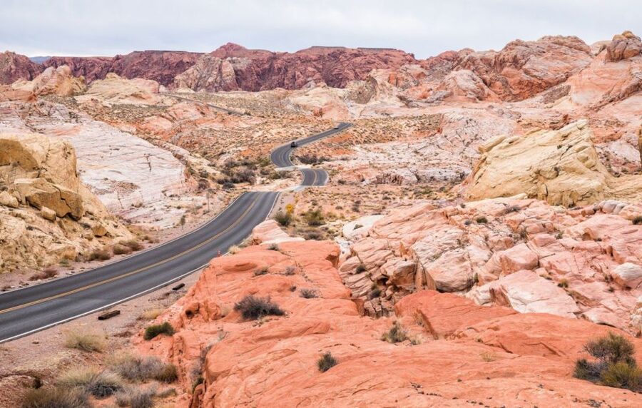 From Las Vegas: Valley of Fire State Park Tour - Leaving Las Vegas for red rock country