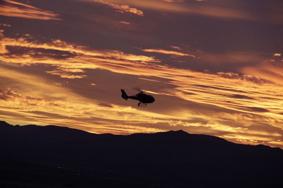 Grand Canyon Helicopter Landing Tour with Vegas Strip - Returning over the Las Vegas Strip