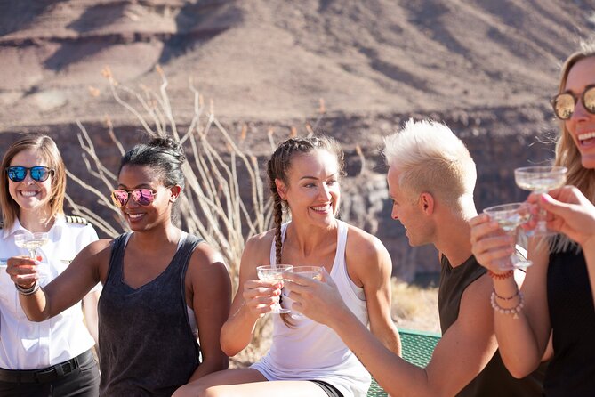 Grand Canyon West Rim Helicopter Tour with Champagne Toast - Booking, transfers, and cancellation