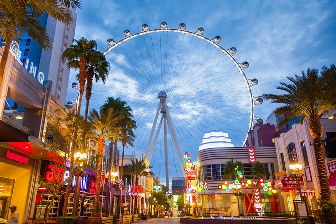Happy Half Hour on The High Roller at The LINQ - LINQ Promenade makes the ride easy to pair