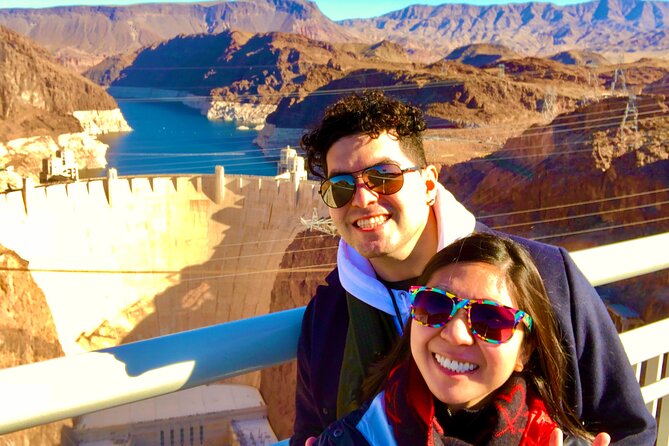 Hoover Dam Comedy Tour with Lunch and Comedy Club Tickets - The Las Vegas sign and the road out of town