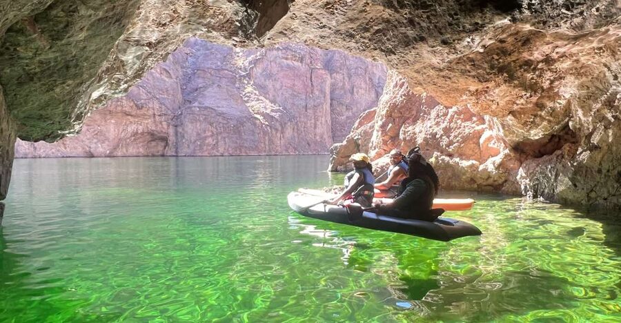 Las Vegas: Colorado River to Emerald Cave Half-Day Kayak - Finding Emerald Cave