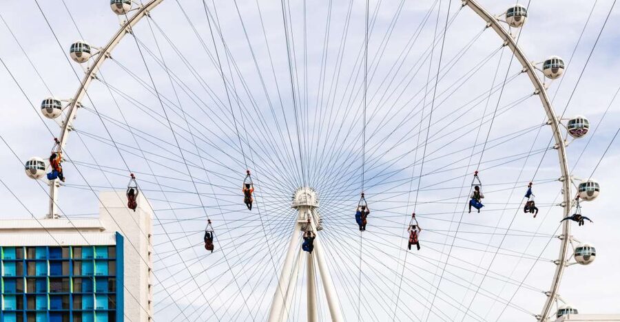 Las Vegas: FLY LINQ Zipline Ticket - A quick ride, with a useful view
