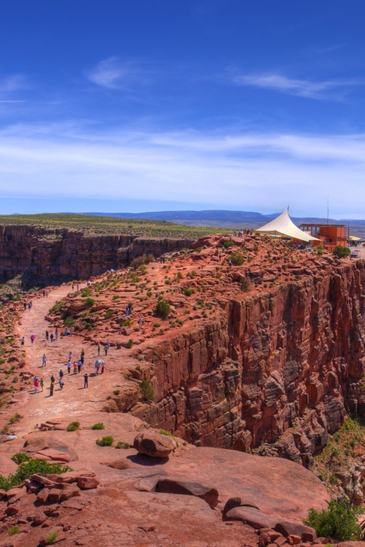 Las Vegas: Grand Canyon West Rim Tour with Optional Skywalk - Guano Point rewards a short walk