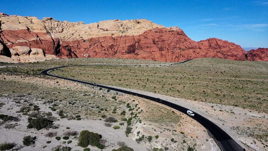 Las Vegas: Mojave, Red Rock Sign and 7 Magic Mountains Tour - Red Rock Canyon and the Wilson Cliffs