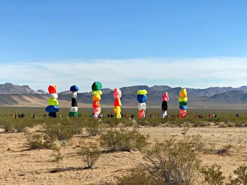 Las Vegas: Mojave, Red Rock Sign and 7 Magic Mountains Tour - Blue Diamond Road and the drive between stops