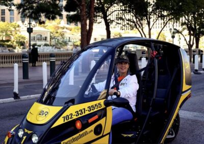 Self-Drive Strip Tour in an Electric EVR car