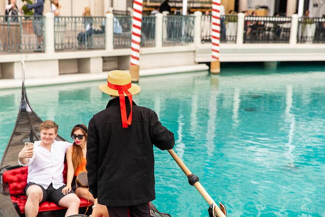 Las Vegas Super Saver: Madame Tussauds with Gondola Boat Ride - The outdoor Grand Canal ride is brief but atmospheric