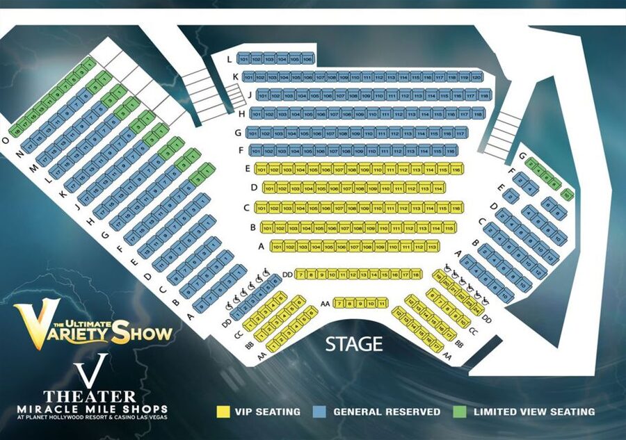 Las Vegas: V The Ultimate Variety Show - Seven kinds of acts in one ticket