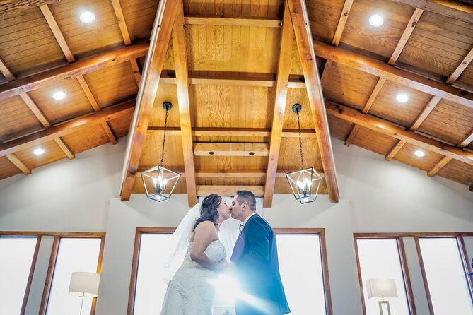 Las Vegas Wedding at The Little Vegas Chapel including Limousine Transportation - A small chapel ceremony, with the transport arranged