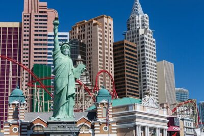 The Big Apple Coaster at New York New York Hotel and Casino