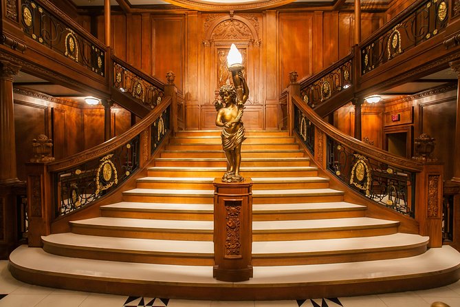 Titanic: The Artifact Exhibition at the Luxor Hotel and Casino - Recreated rooms and the Grand Staircase