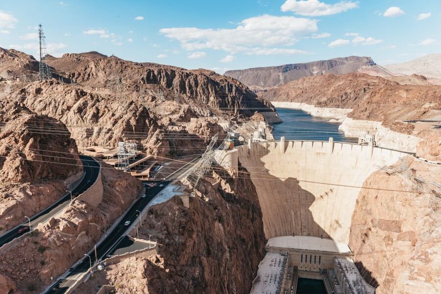 Vegas: Grand Canyon, Hoover Dam, Skywalk Option, & Two Meals - The guide and driver shape a long coach day